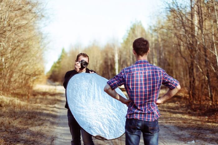 making your own reflector photography